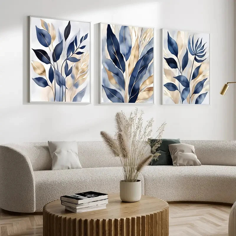 Quadro flor azul