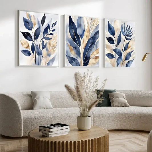 Quadro flor azul