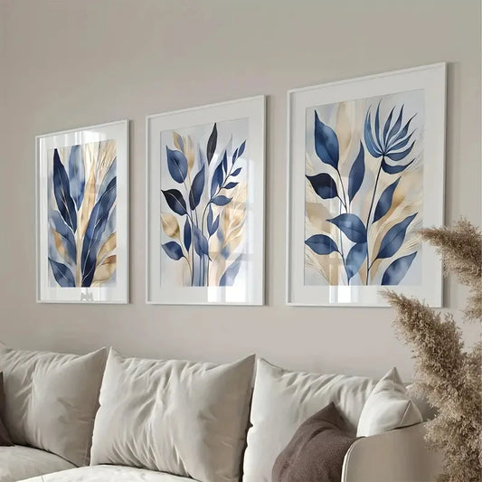 Quadro flor azul