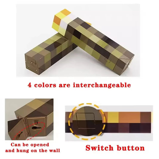 Luminária decorativa Minecraft